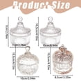 thumbnail image 3 of Glass Jewelry Box B, Souew Transparent Aromatherapy Stone Container & Crystal Charge Bowl, Spring Home Decor Accent for Organizing Rings, Earrings & Small Trinkets, 3 of 5
