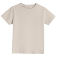 thumbnail image 6 of YUANxueke Boys Cotton T-Shirt Short Sleeve Crew Neck Shirt Casual Outdoor Comfy Basic Tee Tops for 2-15 Years, 6 of 7