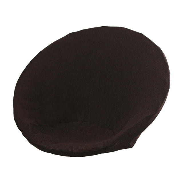 Cubierta de silla de platillo jacquard silla lunar slip -slip sentable asiento de asiento lavable solo reemplazar para hotel casa sala de Marrón