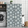 thumbnail image 3 of Peel and Stick Wallpaper Contact Paper repeating snowflakes gray Self Adhesive and Removable 24in x 118in, 3 of 8