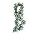 thumbnail image 2 of Christmas Garland Simulation Rattan 6.7 ft Simulation Plant Window Wall Simulation Plant Green Rattan Norfolk Pine Garland Laundry Room Organization, 2 of 6