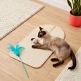 thumbnail image 4 of Sisal Scratching Mat for Indoor Cats Heavy Duty Sofa and Wall Mount Claw Scratcher Pad, Furniture Guard for Apartment Living, Space Saving Pet Toy, 4 of 6