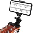 thumbnail image 1 of Phone Holder Musical Instrument Plastic Universal Bracket Clip for Kalimba Guitar Models:GS07 Color:black, 1 of 7