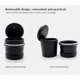 thumbnail image 3 of 2 Pieces Car Ashtray Ash Holder Windproof Black Detachable 2 in 1 Portable Car Cigarette Without Ashtray Ashtray Holder, 3 of 5