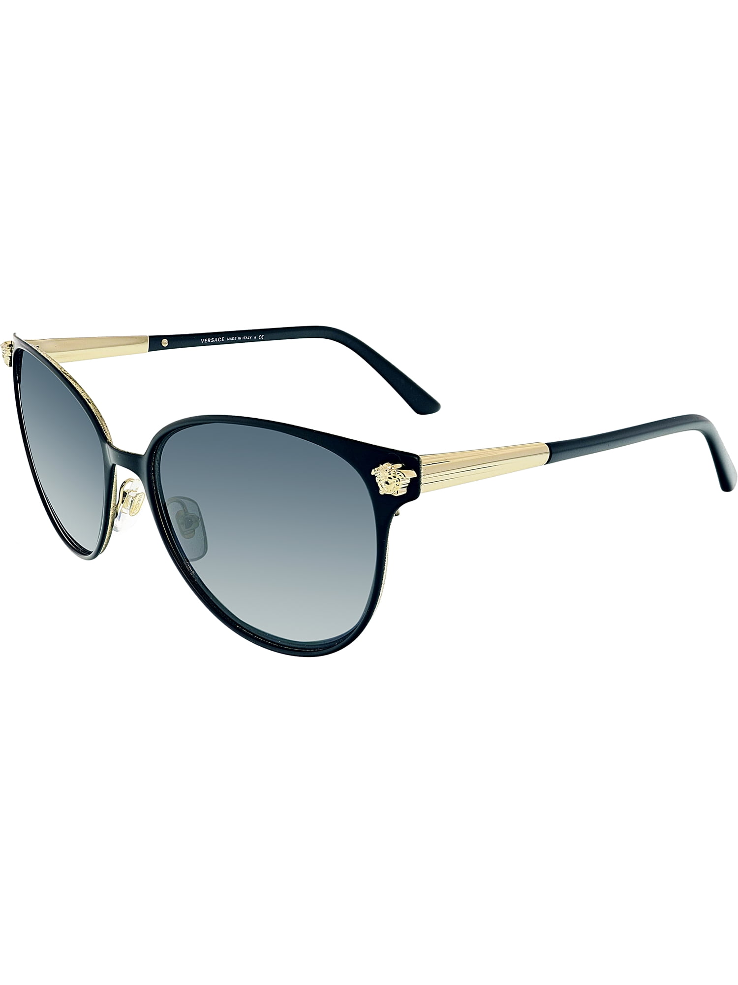 Versace Women's VE2168-137787-57 Black Cat Eye Sunglasses Versace Women's VE2168-137787-57 Black Cat Eye Sunglasses