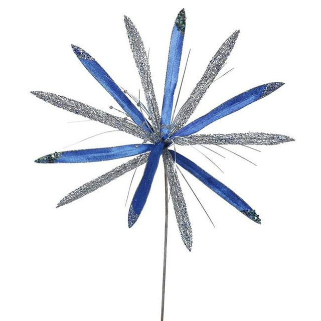 Vickerman OF160502 Blue Papyrus Flower Stem, 24 & 20 in.