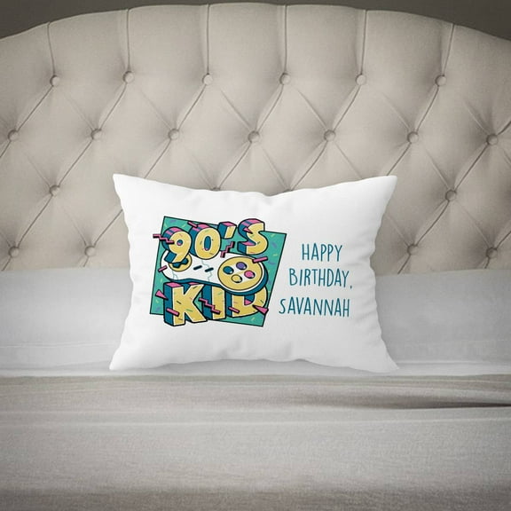 Personalized Birthday Pillow Case with Name