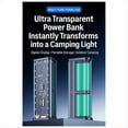 thumbnail image 2 of Estuche Transparente para BateríA Externa 6X18650 de 22,5 W con Carga RáPida, Puerto USB Tipo C y LED, Color Negro., 2 of 5