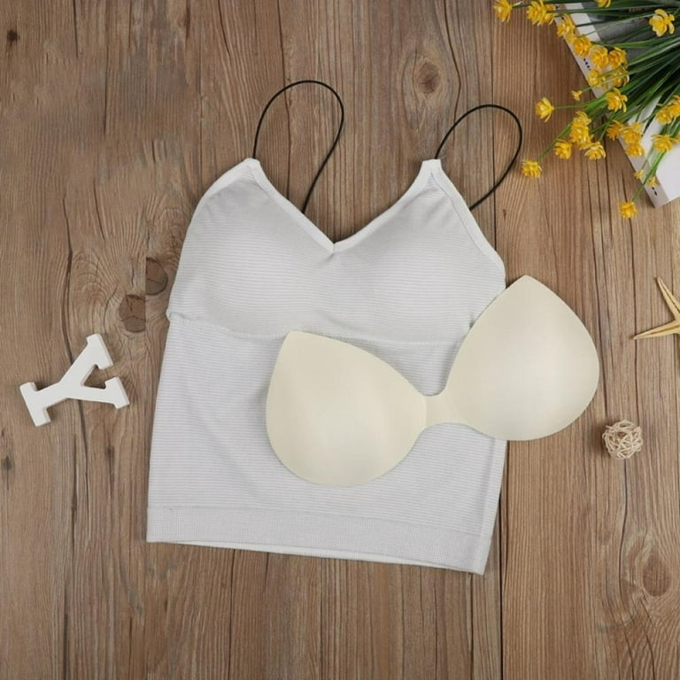 ZEROFEEL 1pair Breast Pad Comfy Thicken Sponge Bra Pads Swimming Bikini Pad  Women Breast Enhancer Swimsuit Padding Inserts Bra Chest Cups 