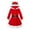 Red, variant on newwalpole Girls Cosplay Christmas Holiday Long Sleeve Hooded Santa Dress for Big Kids Red for Size 6-7 Years