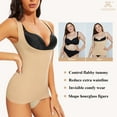 thumbnail image 4 of Joyshaper Women's Waist Cincher Tummy Control Shapewear Slimming Compression Camisole Seamless Body Shaper, 4 of 7