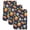 Blue, variant on Brown Basketball Football Kitchen Towels Set of 3, Ball Watercolor Navy Blue Absorbent Dish Towels for Kitchen, Microfiber Hand Towel, Quick Drying Tea Towel for Cleaning Decorative Dishcloths
