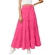 thumbnail image 1 of Vestido de Fiesta de Navidad de las Niñas de Verano Color Sólido Elástico de la Cintura Nudo Completo Falda Vestido Midi, Lindo Traje de Vacaciones, 1 of 8