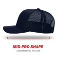 thumbnail image 2 of Gorra de béisbol R RICHARDSON 112 Trucker ajustable azul marino, 2 of 6