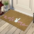 thumbnail image 2 of MOQIN Easter Door Mat Outdoor 24x16 Inch, Easter Decorations for Home, Rabbit Rug Outdoor, Rabbit Welcome Doormat for Front Door,Home Seasonal Spring Easter Holiday Holiday Party Floor Mat, 2 of 3