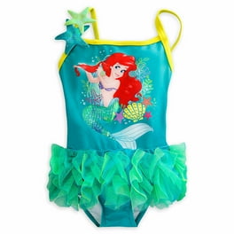 Disney The Little Mermaid Ariel Little Girls One Piece Bathing Suit Toddler to Little Kid Walmart