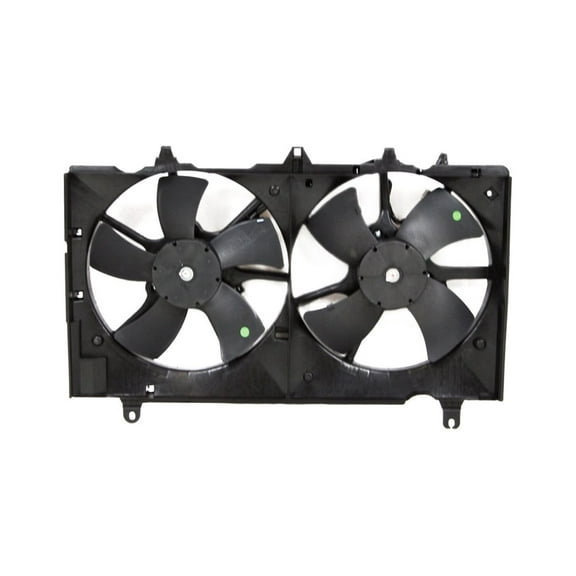 Dual Radiator and Condenser Fan Assembly - Cooling Direct Fit/For NI3115136 07-09 Nissan 350Z