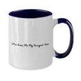 thumbnail image 2 of amangny Motivational Designer Gifts, Coffee Gives Me My Designer Power, Graduation Two Tone 11oz Mug For Designer from Colleagues, Two tone mug, New mug, Gift mug, 2 of 2