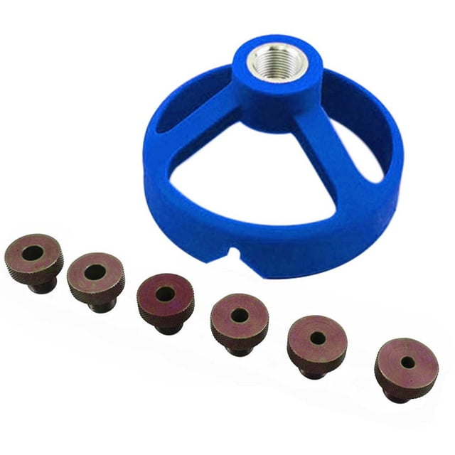 Posicionador De Perforación De Agujeros De Carpintería De Aleación, Kit De Guía De Broca Autocentrante De Cola De Milano De Madera, Localizador De Perforadora De 5/6/7/8/9/10Mm Advancent TO005076-00