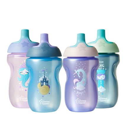 Tommee Tippee Sippy Toddler Sportee Bottle, 12+ months - 10oz, 2ct (Colors May (Best Bottle Warmer For Tommee Tippee Bottles)