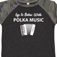 thumbnail image 4 of Inktastic Life's Better Polka Music Boys or Girls Toddler T-Shirt, 4 of 5