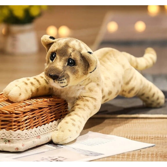 Little lion simulation animal plush toy pillow doll gift animal doll ornaments