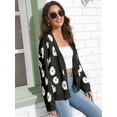 thumbnail image 4 of Sherrylily Women Floral Print Cardigan Knitted Long Sleeve Fashion Sweaters, 4 of 5