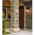 thumbnail image 6 of 2961-BK Outdoor Wall Lantern, Black Cast Aluminum, 6 of 7