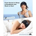 thumbnail image 2 of MUSICOZY Auriculares para dormir Bluetooth 5.4 Diadema, auriculares inalámbricos deportivos resistentes al sudor Auriculares para dormir con altavoz estéreo HD ultrafino para entrenamiento, correr, ga, 2 of 5
