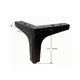 thumbnail image 4 of Patas De Muebles Elevadores De Cama Sofá Apilables 4 Pz 13cm NEGRO, 4 of 5
