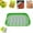 Green, variant on Cookie Cutters,Sausage Molder Silicone Corn Dog Maker Silicone Hot Dog Sausage Maker Non Stick Flexible Hotdog Maker 6 Cavity Baking Cooking Steaming Container With Silicone Brush