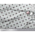 thumbnail image 2 of Soimoi Rayon Crepe Fabric Swirl & Floral Patchwork Decor Fabric Printed Yard 46 Inch Wide, 2 of 3