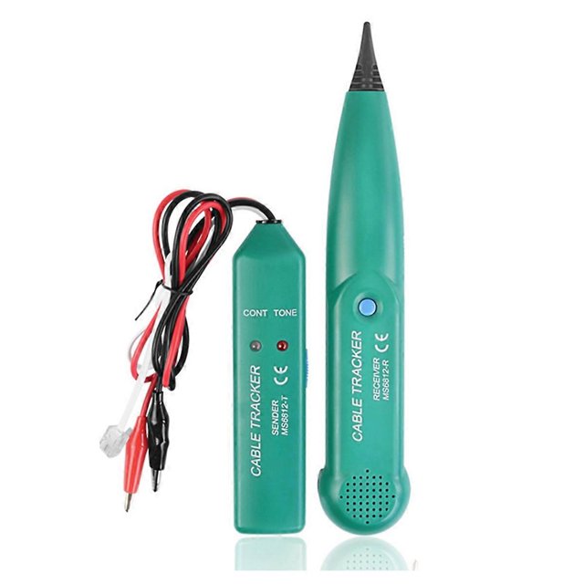 MS6812Cable Wired Tester Portable Professional Circuit Breaker LCD Digital Tester Metal Pipe