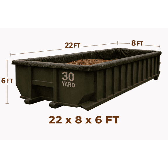 Dumpster Liner, 30 YD X 3 MIL