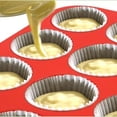 thumbnail image 3 of Yuarrent Juego de moldes para magdalenas antiadherentes de 12 tazas, juego de moldes para hornear de latas de galletas y cupcakes de gel de Herramientas y accesorios para hornear, 3 of 6