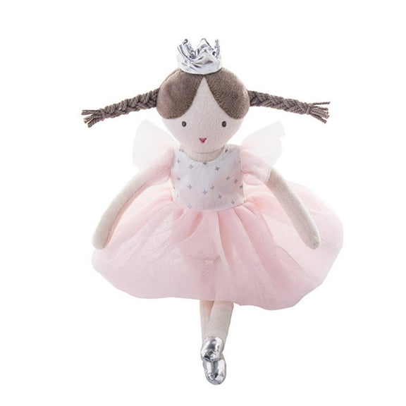 XIANXIAN Soft Baby Doll Toys (13.3'') for Girls, My First Baby Rag Dolls for 1 Year Old Girl Birthday Gift Plush Doll Toys Machine Washable Baby Doll for Toddler Kids Infants - Ballet Girl