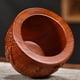 thumbnail image 4 of Solid wood millet jar, a treasure basin carved from rosewood, a pure wood decoration for living rooms and shops., 4 of 4
