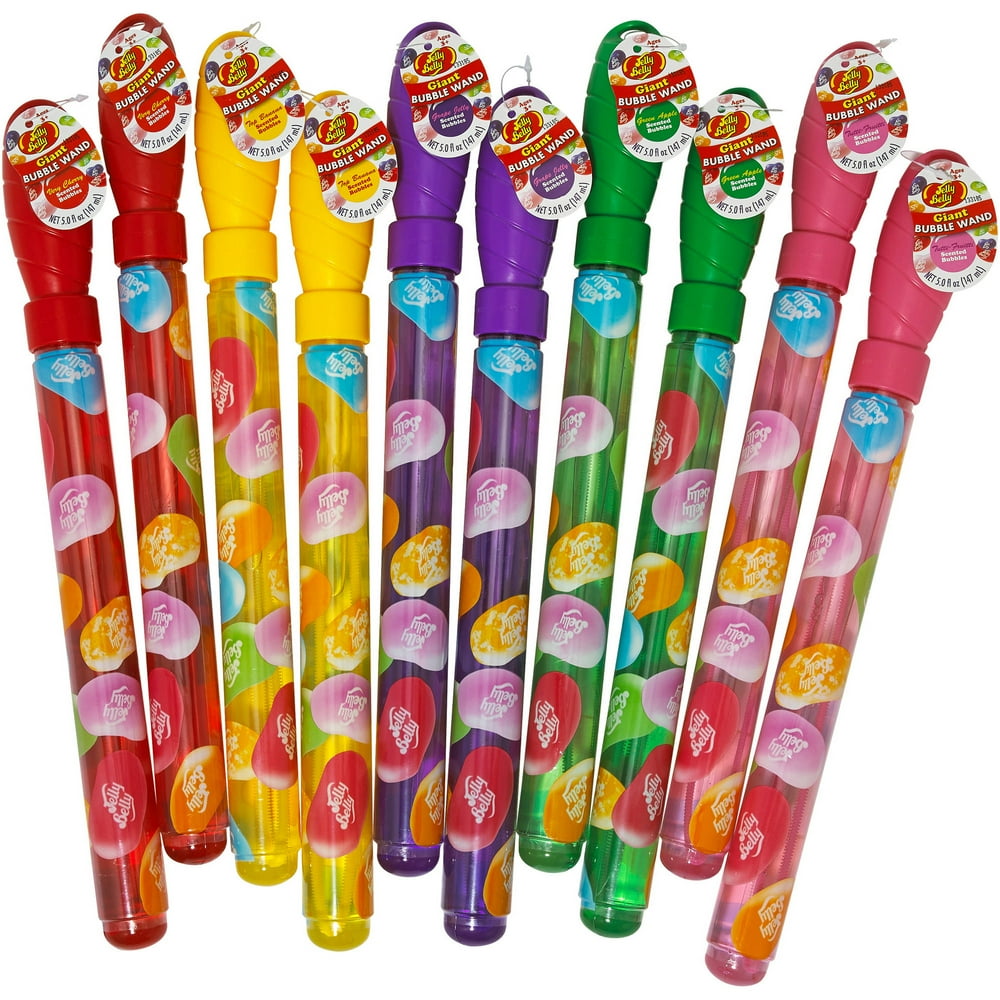 Little Kids Scented Jelly Belly Bubble Wands, 10pk