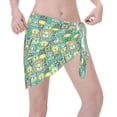 thumbnail image 3 of Disketp Animals With Leaf Women Swimsuit Cover Up Short Chiffon Summer Beach Sarong Bikini Wrap Skirt Bathing Suit, 3 of 7