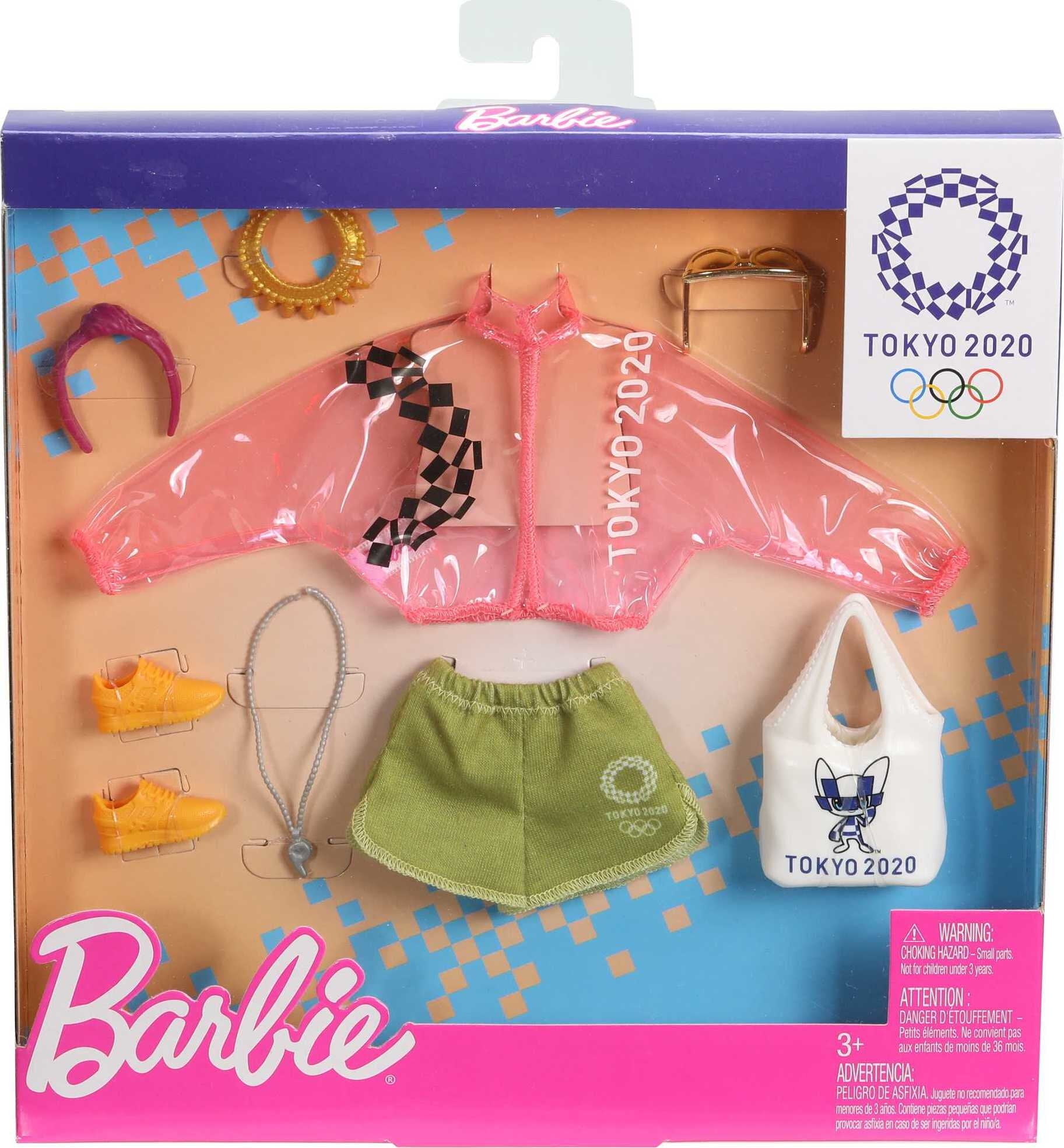 Barbie Doll Clothes Olympic Games Tokyo 2020 Fashion Pack with Outfit And 6 Accessories Walmart