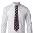 thumbnail image 5 of Zufioo Cute Foxes Print Men's Silk Tie, Business Suit Tie - Anti-floating Buckle Design, Clothing Accessories Suitable for Business, Daily Life, Banquets, 5 of 7