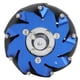 thumbnail image 2 of Rueda Mecanum de 4 pulgadas Rueda derecha Aluminio con acoplamiento de rueda Rodillos de goma TPU Pi l Proyecto de robot de bricolaje Macanum Wheel 4in Spptty Fabricación inteligente, 2 of 7