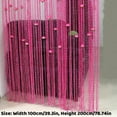 thumbnail image 2 of geerera Rose String Curtain Summer Door Curtains Door Screen Panel Home Decor Divider for Bridal Chamber Room Beauty Salon Bedroom New Home Hotel Decoration, 2 of 5