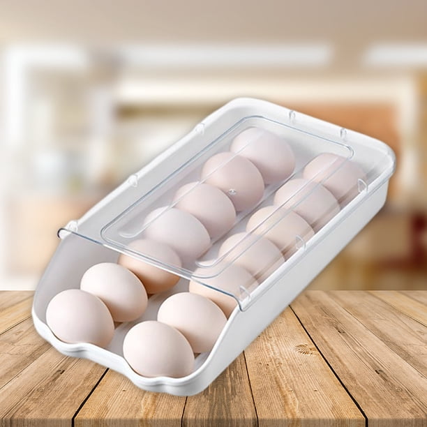 Titular De Huevo Titular De Huevo Soporte para huevos Contenedor de huevos antideslizante Accesorios de cocina para el hogar (transparente)