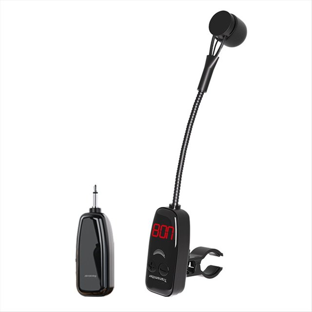 de Captación Inalámbrico con Clip, Receptor y Transmisor Inalámbrico, Micrófono para Instrumento Musical, Clarinete y Flauta.