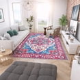 thumbnail image 4 of Wondiair 5x7 Non-Slip Washable Area Rug, Low Pile Persian Style Carpet, Bold Tribal Design for Living Room, Dorm and Holiday Decor, 4 of 10