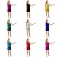 thumbnail image 3 of Zecgelong Glitter Sequin Sleeveless Dress Toddler Party Gown Blue 3-4 Years, 3 of 5