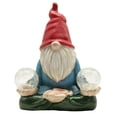 thumbnail image 2 of Estatua De Gnomo De Jardín, Figurita De Gnomo De Resina Solar, Figurita De Gnomo De Césped Para Patio, Porche De Césped Moyic HA035266-00, 2 of 6