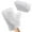 White, variant on 20 Pieces Microfiber Dusting Cloths Gloves, Dust Wipes, Feather Dusters, Grabs and Locks in Dust, Pet Hair Cleaning Possible Dual-Sided Disposable Dusting Gloves