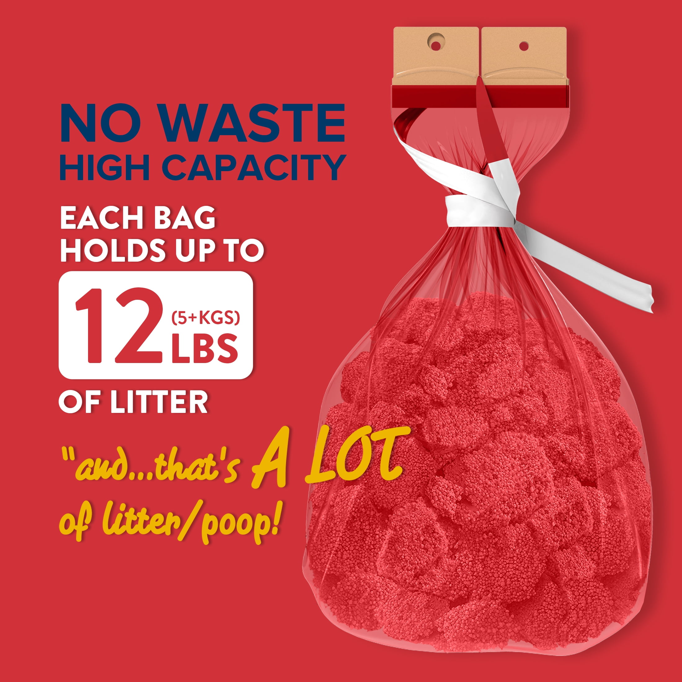 RED ROCKET 30pcs Refill Bags for Kitty & Doggy Twist'R, Refill Bags for Pet Twist'R Trash Can, 7-layer odor free refills for Cat Dog Baby Use (#1)